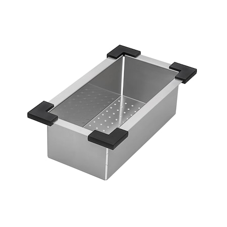 Ruvati replacement colander for RVH8210, RVH8221, RVH8222, RVH8333, RVQ5210 sink Stainless Steel RVA1310